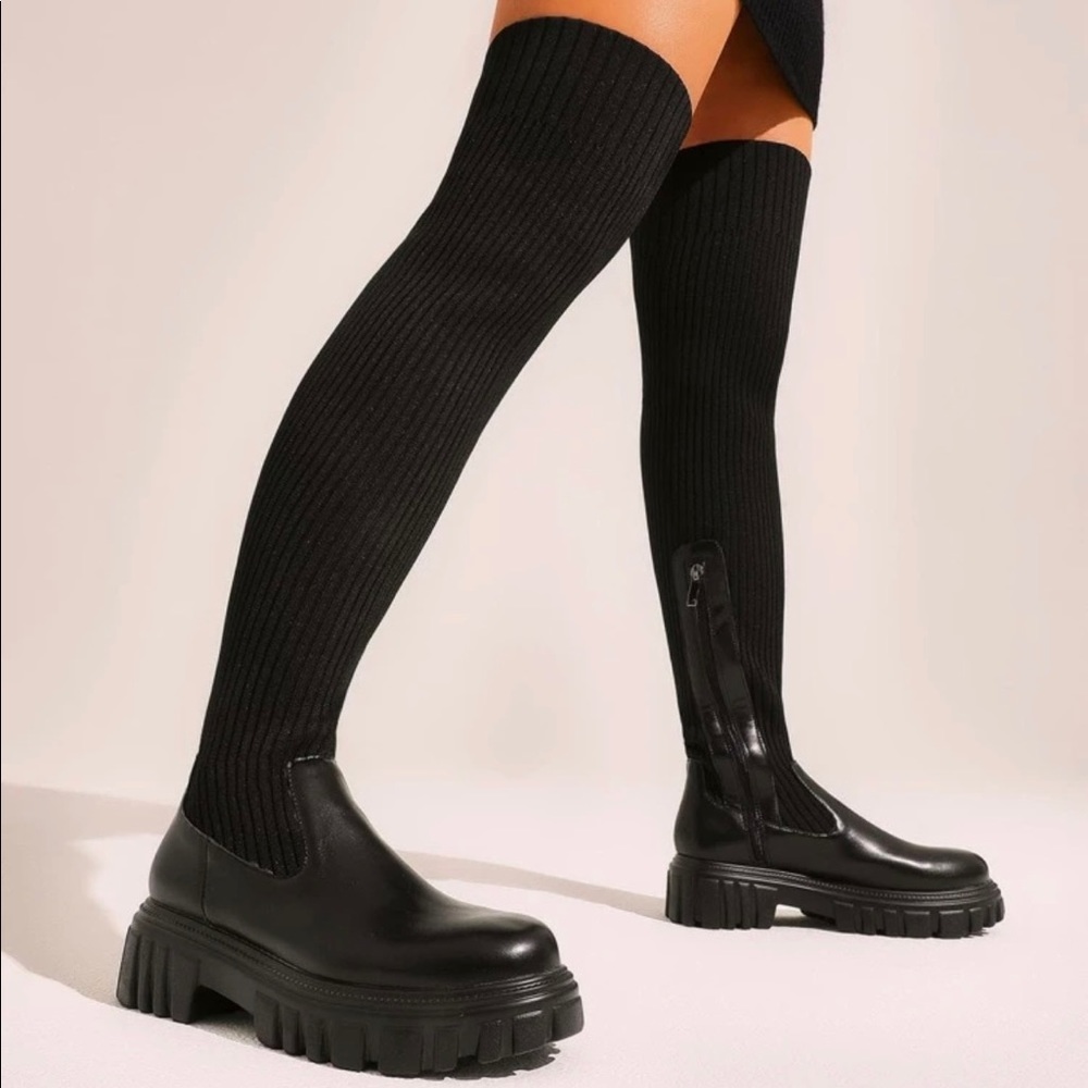 Knee high boots
